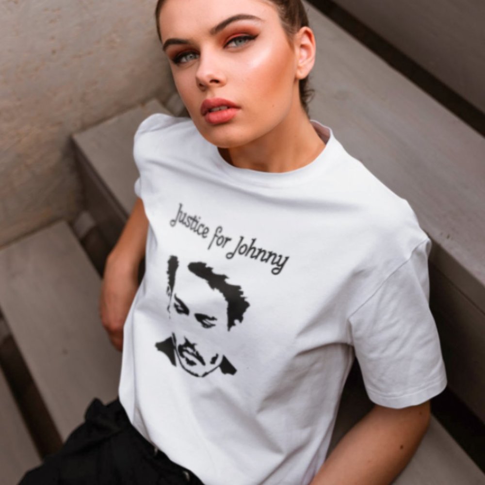 NWT Justice for Johnny T-shirt Women